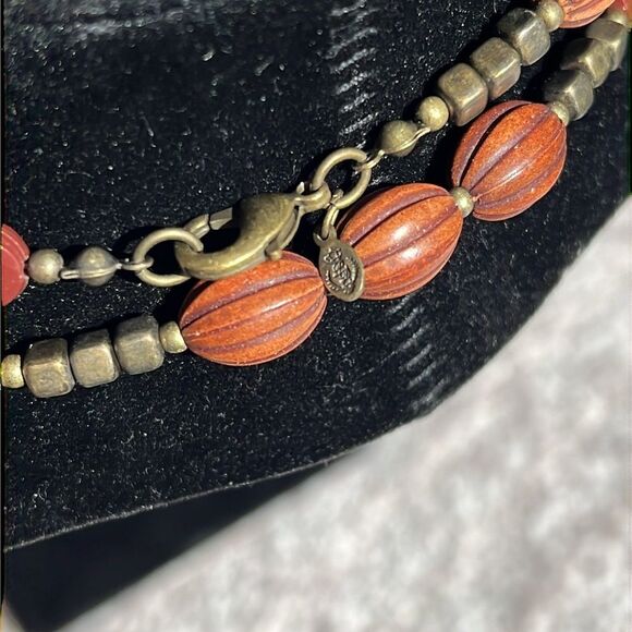 NWOT Premier Designs Fall Colored Beaded Necklace - Picture 3 of 4